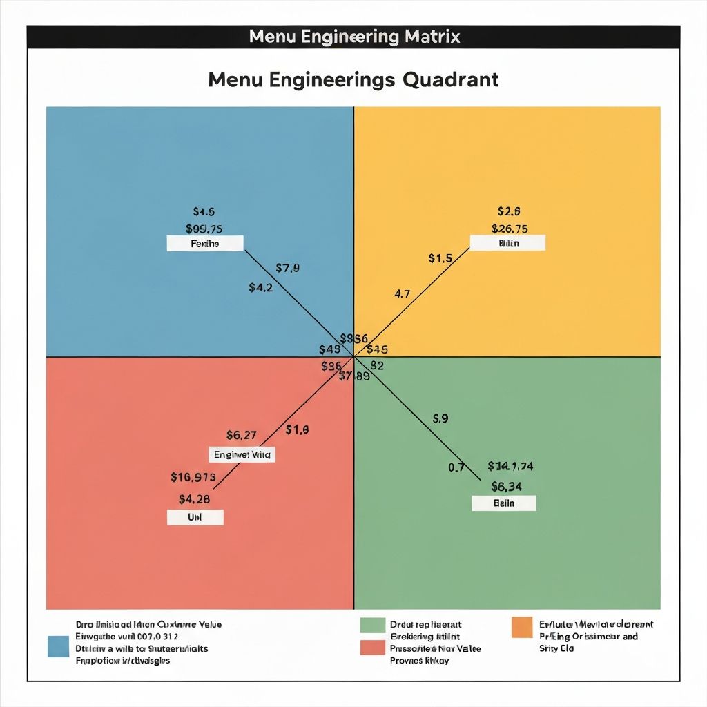 Menu Engineering Matrix example